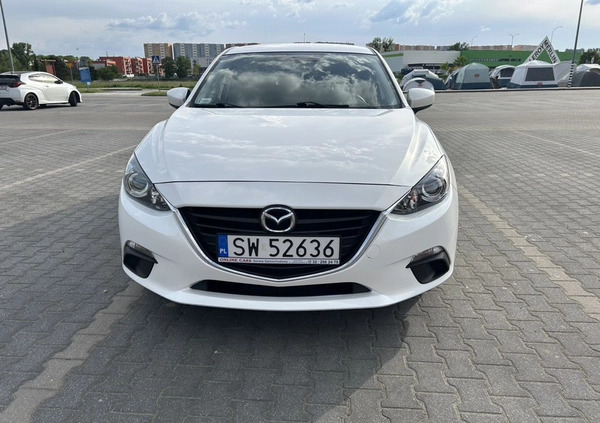 Mazda 3 cena 46000 przebieg: 151000, rok produkcji 2015 z Gliwice małe 79